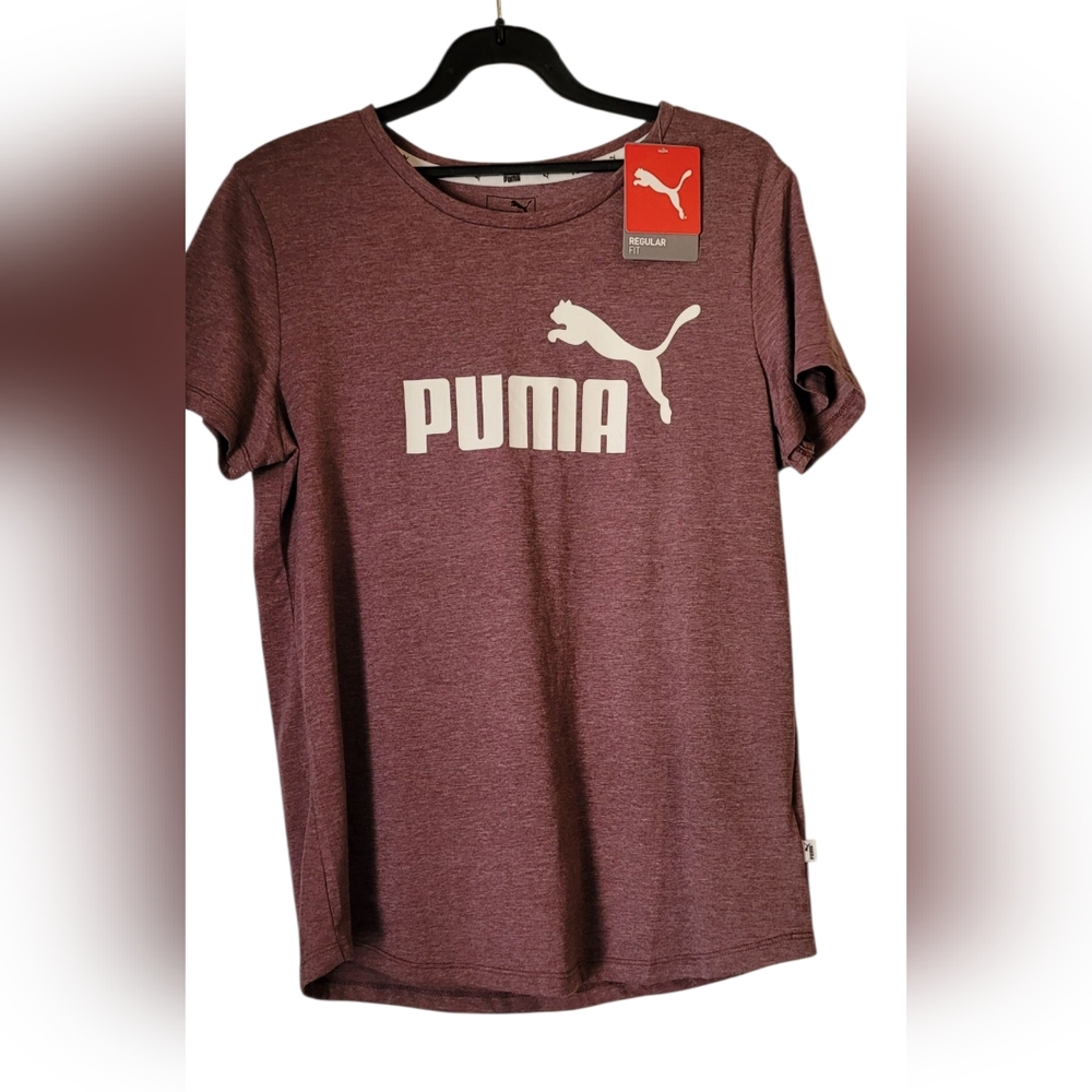Puma Heathered Maroon Tee